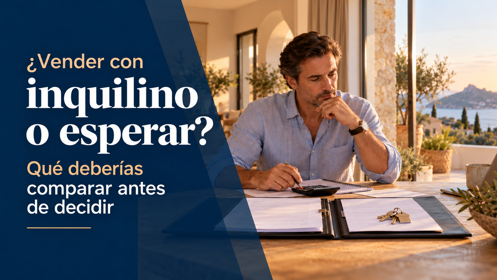 Vender vivienda con inquilino o esperar