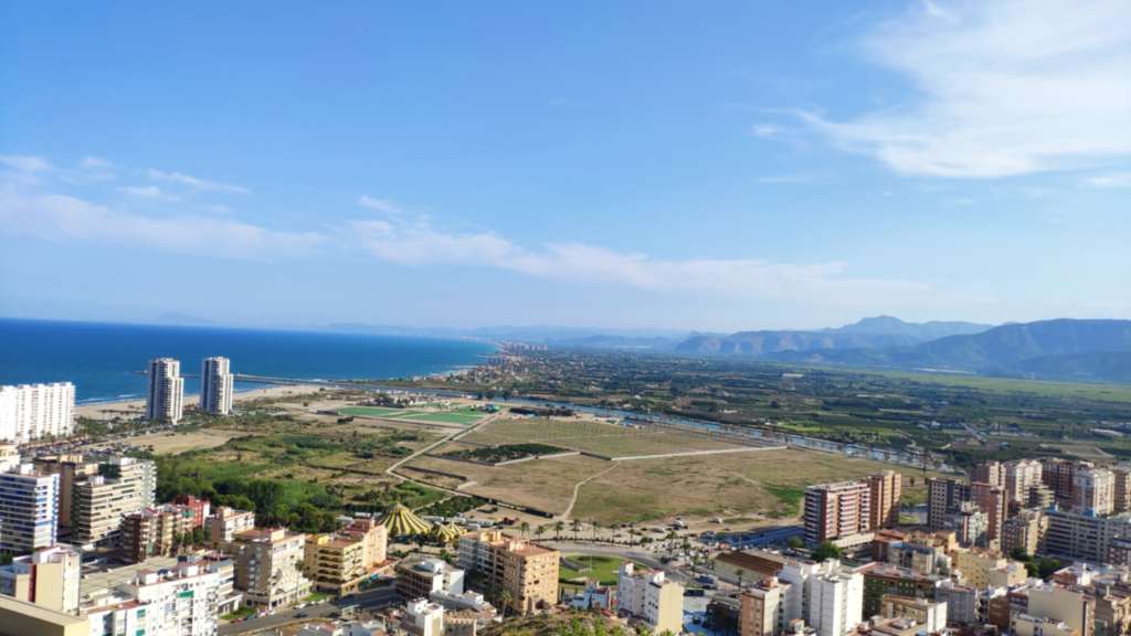 Vistas desde el Castillo de Cullera_desembocadura río Júcar Vistas desde el Castillo de Cullera_desembocadura río Júcar